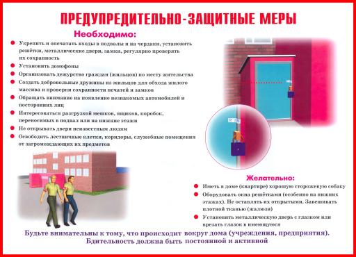 предупредительно-защитные меры