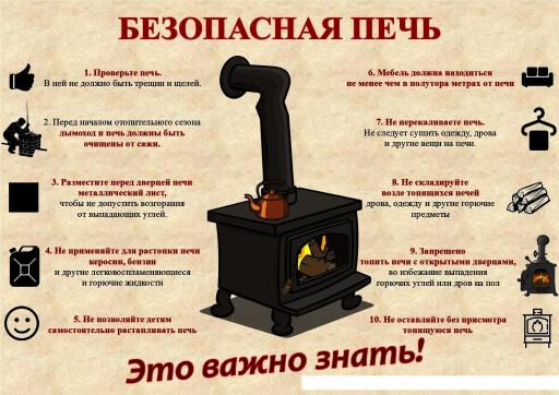 Безопасная печь