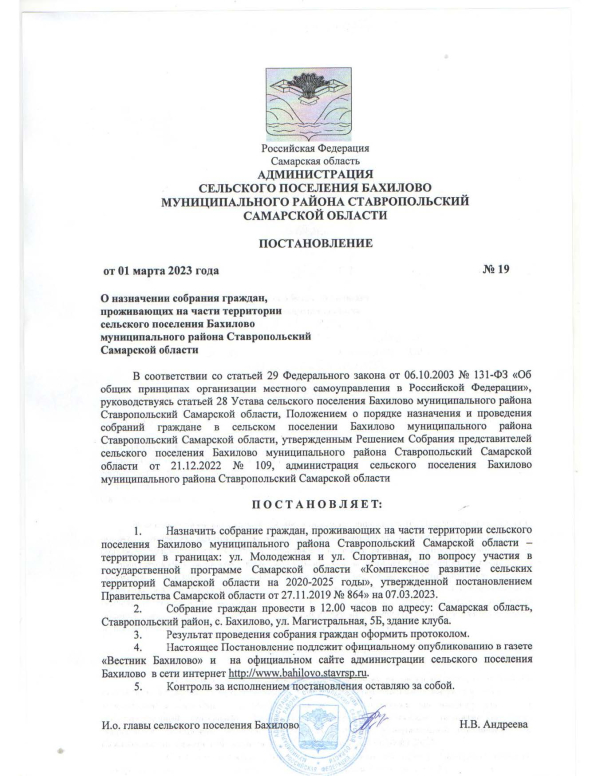 Постановление №19 от 01.03.2023